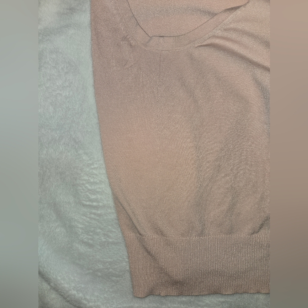 Josephine Chaus Luxury Silk Blend Blush Knit Tank - Picture 5 of 7